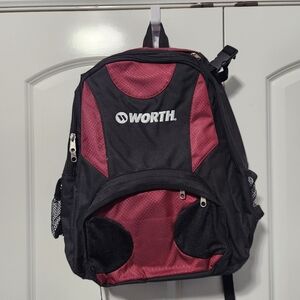 Worth Baseball Softball Fastpitch Backpack Maroon